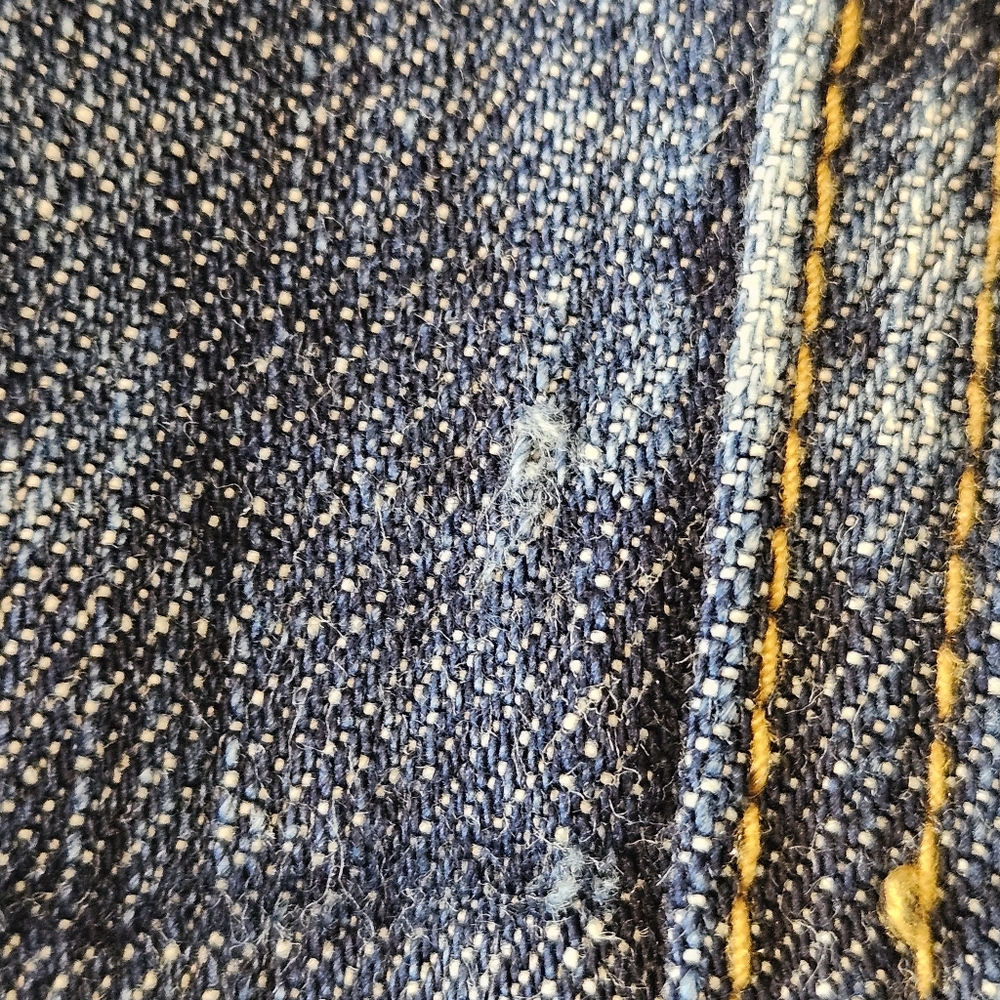 Vintage Y2K Miss Bisou Denim Maxi Skirt High Low Size 5 (Juniors) - Picture 12 of 16